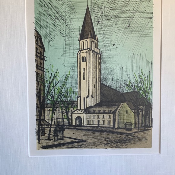 BERNARD BUFFET 12.25x 9.5" matted 11"x14"/COA/NEW - Picture 5 of 8